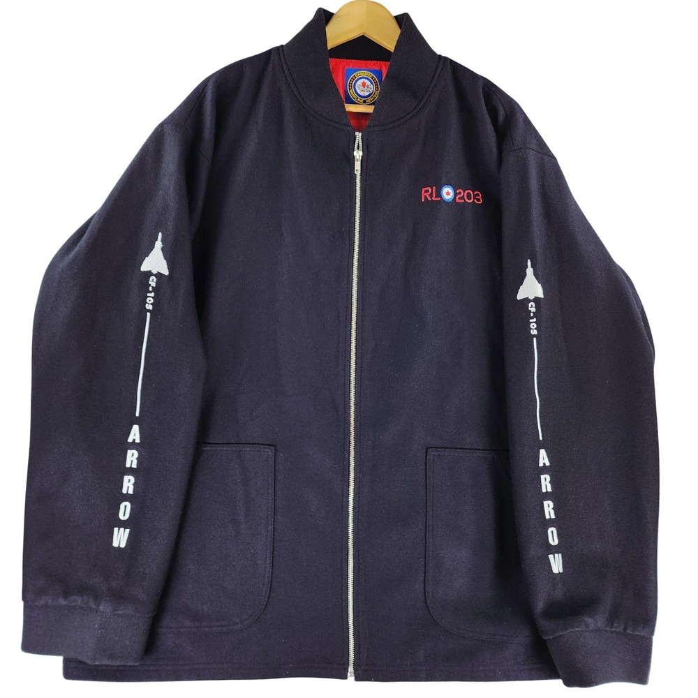 Avro Canada CF-105 Arrow RL-203‎ Jacket XXL Wool Canadian Warplane Heritage